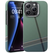 Кевларовый чехол Benks ArmorAir PassionGreen для iPhone 15 Pro Max (MagSafe)