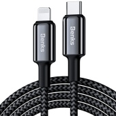 Кабель Benks D43, USB-C → Lightning, длина 1.2 м