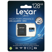 Флешка Lexar High-Performance, Micro SDXC, 128 Gb