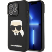 Чехол iPhone 13 Pro Max Накладка Пластик Karl Lagerfeld 3D Rubber Karl's head Hard