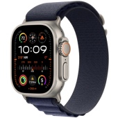 Apple Watch Ultra 2 2024 (49mm) Натуральный титан, Alpine Loop, Темно-синий (без RuStore) 