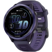 Garmin Forerunner 570, 47мм, Темно-серые, Пурпурный ремешок