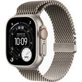 Apple Watch Ultra 3 (49mm) Натуральный титан, Milanese Loop, Натуральный (без RuStore)
