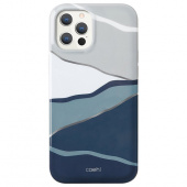 Чехол iPhone 12, 12 Pro Накладка Силикон Uniq COEHL Ciel