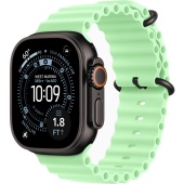 Apple Watch Ultra 3 (49mm) Чёрный титан, Ocean Band, Зелёный (без RuStore)