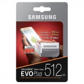 Флешка Samsung EVO Plus, Micro SDXC, 512 Gb