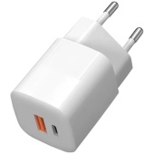 Сетевое ЗУ TFN Nano USB-C + USB-A  33 ватт