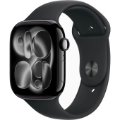 Apple Watch Series 11 (46mm) Алюминиевый корпус, Черный глянец, Sport Band (без RuStore)