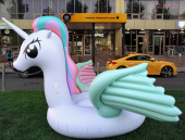 Плавательный матрас "Пегас белый"