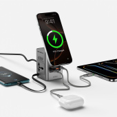 Беспроводная зарядная станция WiWU Wi-W040 8 в 1, 65 ватт