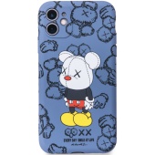 Чехол iPhone 11 Накладка Силикон Luxo Kaws series