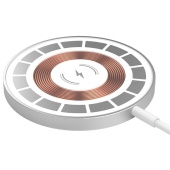 Беспроводная зарядная станция Deppa MagSafe Crystal для iPhone Qi 15 ватт 