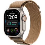 Apple Watch Ultra 4 (49mm) Натуральный титан, Alpine Loop, Песчаный (без RuStore)