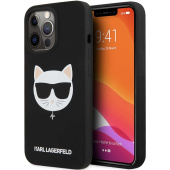 Чехол iPhone 13 Pro Накладка Силикон Karl Lagerfeld Liquid Silicone Choupette Hard