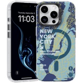 Чехол Benks MagClap City New York для iPhone 16 Pro (MagSafe)