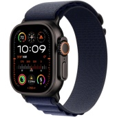 Apple Watch Ultra 2 2024 (49mm) Черный титан, Alpine Loop, Темно-синий (без RuStore)