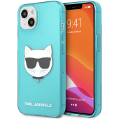 Чехол iPhone 13 Накладка Силикон Karl Lagerfeld FLUO Choupette Hard