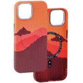 Чехол Luxo Carbon Series для iPhone 13, 14 Магнитный (с MagSafe)