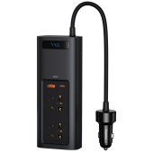Автомобильный инвертор Baseus Power Inverter 2 розетки+USB-A+USB-C 150 ватт