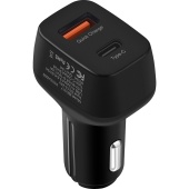 Автомобильное ЗУ Универсальный USB, USB-C Выход Devia Extreme Series QC3.0 18 ватт