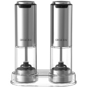 Набор электрических мельниц Circle Joy Nova, 2 штуки, Серебристый