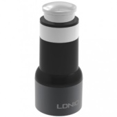 Автомобильное ЗУ с кабелем Lightning + 2 USB Выход LDNIO (C303) 3.6A