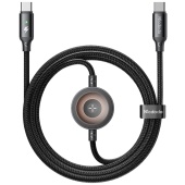 Кабель Mcdodo CA-258, USB-C → USB-C → зарядка для Apple Watch, 60 ватт, длина 1.5 м