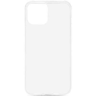 Чехол iPhone 12, 12 Pro Накладка Силикон Прозрачный DF (iPhone 12, 12 Pro Накладка Прозрачный Белый)