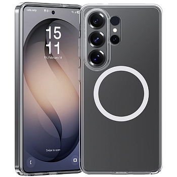 Чехол Benks MagClap Crystal для Samsung S26 Ultra (MagSafe)