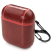 Чехол кожаный для наушников Apple AirPods (Чехол кожзам для наушников AirPods Красный)