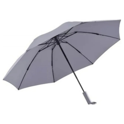 Зонт 90 Points Automatic Umbrella with LED Flashlight Серый (Зонт Xiaomi Серый)