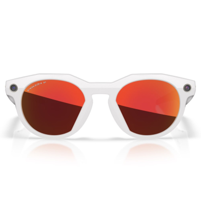 Умные очки Oakley HSTN, Серая оправа, Рубиновые линзы Prizm (Очки Oakley Тёпло‑серый)