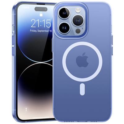 Чехол Benks Haze для iPhone 14 Pro Max (MagSafe) (iPhone 14 Pro Max Накладка Синий)