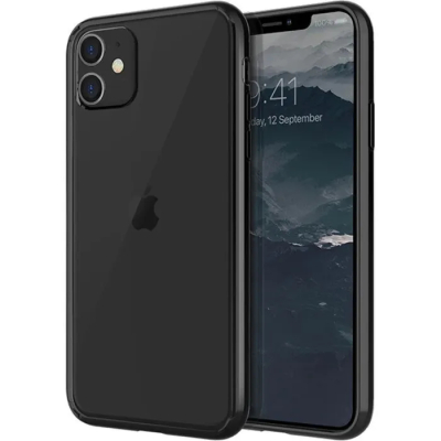 Чехол iPhone 11 Pro Max Накладка Uniq LifePro Xtreme (iPhone 11 Pro Max Накладка Прозрачный Черный)