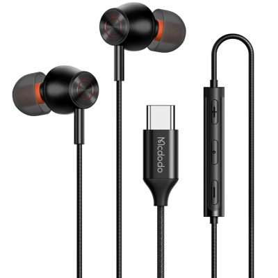 Наушники Mcdodo HP-349, внутриканальные, с разъёмом USB-C (Наушники Mcdodo Черный)