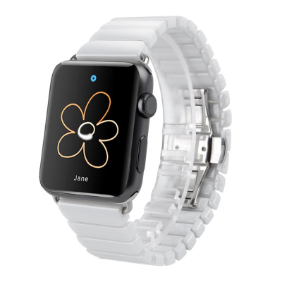 Браслет керамический Ceramics для Apple Watch 42, 44, 45, 49mm (Браслет Apple Watch Керамика Белый)