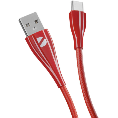 Кабель Deppa 72288, USB-A → USB-C, длина 1 м (Кабель Deppa Красный)