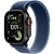 Apple Watch Ultra 3 (49mm) Чёрный титан, Trail Loop, Cиний (без RuStore)