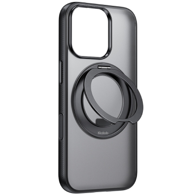 Чехол Mcdodo PC-187 Ring для iPhone 17 (MagSafe) (Накладка Черный)