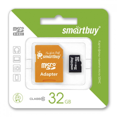 Флешка Smartbuy, Micro SD, 32 Gb (Флешка Smartbuy 32 Gb)