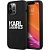 Чехол iPhone 13 Pro Накладка Силикон Karl Lagerfeld Liquid Silicone Stack logo Hard