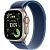 Apple Watch Ultra 3 (49mm) Натуральный титан, Trail Loop, Cиний (без RuStore)