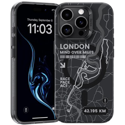 Чехол Benks MagClap City London для iPhone 16 Pro (MagSafe) (Накладка Benks Черный)