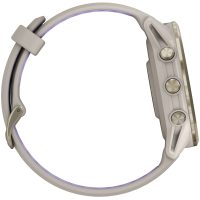 Garmin Forerunner 970, Золотистые, Ремешок индиго (Garmin Forerunner 970 Золотистые)