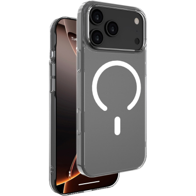 Чехол Deppa 84281 Glass для iPhone 17 Pro (MagSafe) (Чехол Deppa Прозрачный)