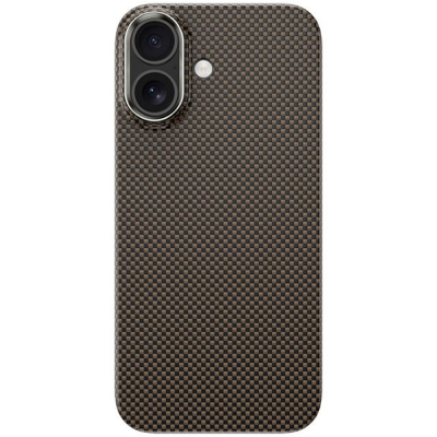 Кевларовый чехол Benks ArmorTint (MCF) для iPhone 17 (MagSafe) (Накладка Черно-Золотой Карбон)