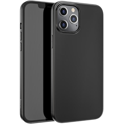 Чехол iPhone 12 Pro Max Накладка Силикон Hoco Fascination Series (iPhone 12 Pro Max Накладка Черный)