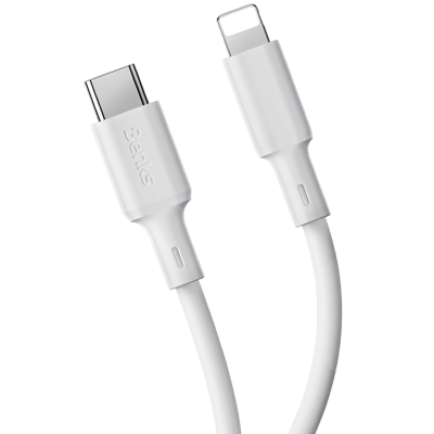 Кабель Benks D45, USB-C → Lightning, длина 2 м (Кабель Benks Белый )