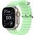Apple Watch Ultra 3 (49mm) Натуральный титан, Ocean Band, Зелёный (без RuStore)