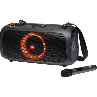Аудиоколонка JBL Partybox On-The-Go Черный (Аудиоколонка JBL Partybox On-The-Go Черный)